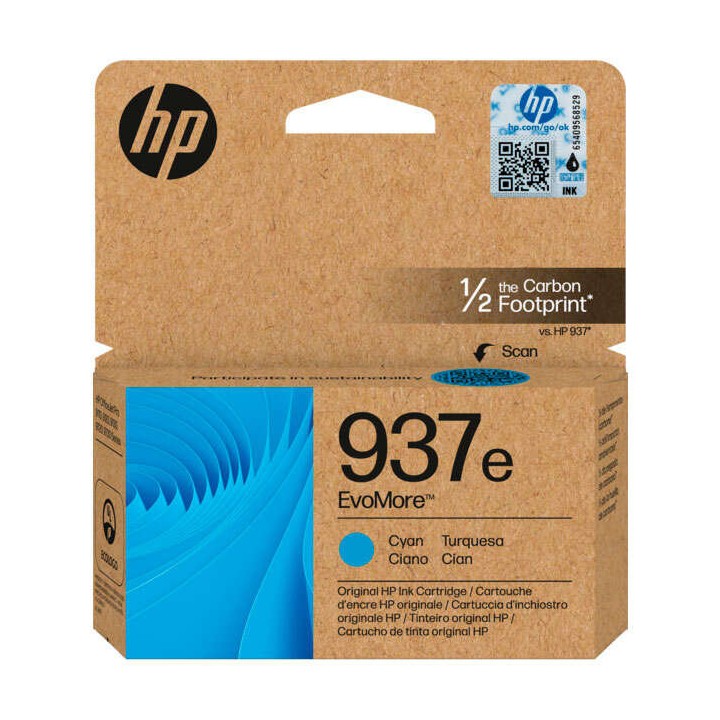 Tinta Original HP 937e 4S6W6NE Cyan (1. 65k)