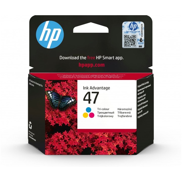 Tinta Original HP 47 6ZD61AE Tricolor