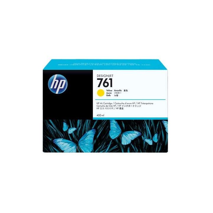 Tinta Original HP 761 CM992A Amarillo (400ml)