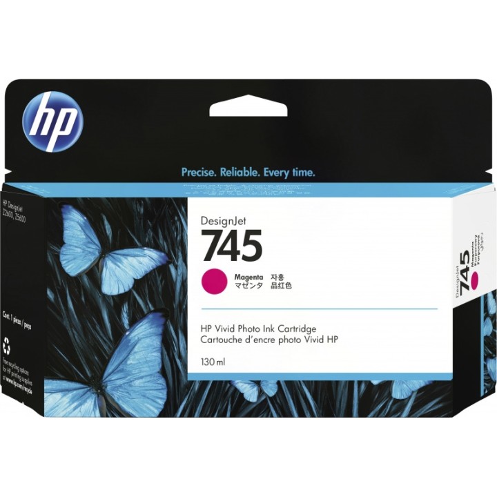 Tinta Original HP 745 F9J95A Magenta (130 ml)