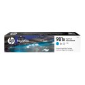 Tinta Original HP 981X L0R09A Cyan (10k)