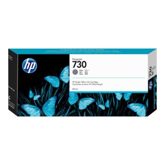 Tinta Original HP 730 P2V72A Gris (300 ml)