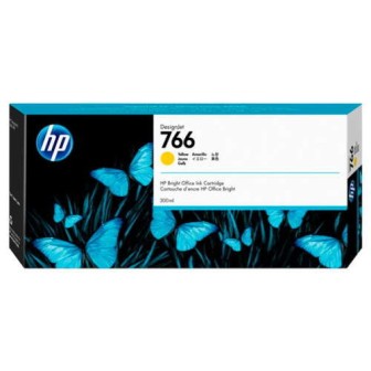 Tinta Original HP 766 P2V91A Amarillo (300 ml)