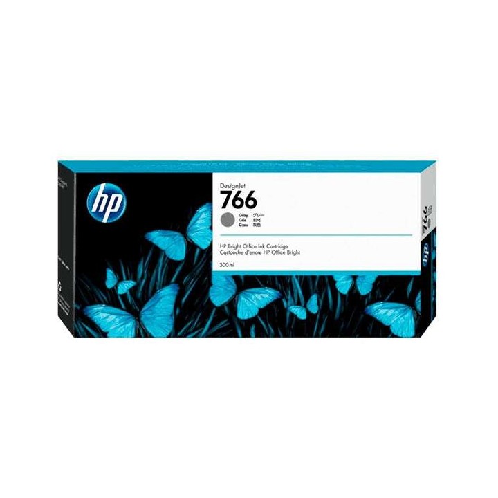Tinta Original HP 766 P2V93A Gris (300 ml)