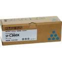 Toner Original RICOH 408251 Tipo SPC360X Cyan para Aficio SP C361 (9k)