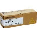 Toner Original RICOH 408253 Tipo SPC360X Amarillo para Aficio SP C361 (9k)