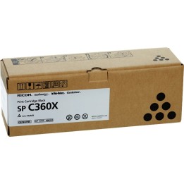Toner Original RICOH 408250 Tipo SPC360X Negro para Aficio SP C361 (10k)