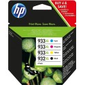 Tinta Original HP 932XL 933XL C2P42AE Pack KCMY