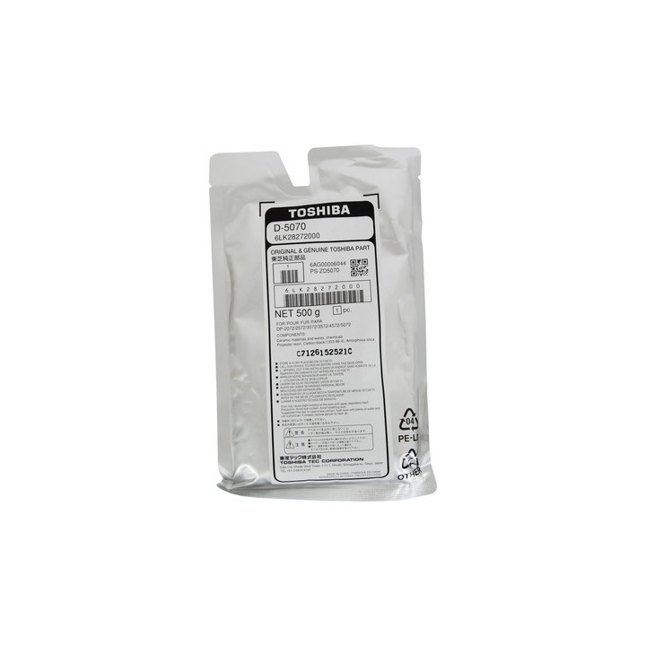 6LK282720000 D-5070 Bolsa de Revelador Negro Original TOSHIBA para e-STUDIO 257 307 357 457 507 (150k)