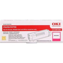 Toner Original OKI 43872306 Magenta para C5650 C5750 (2k)