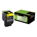 Toner Original LEXMARK 802Y 80C20Y0 Amarillo para CX410DE (1k)