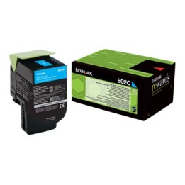 Toner Original LEXMARK 802C 80C20C0 Cyan para CX410DE (1k)