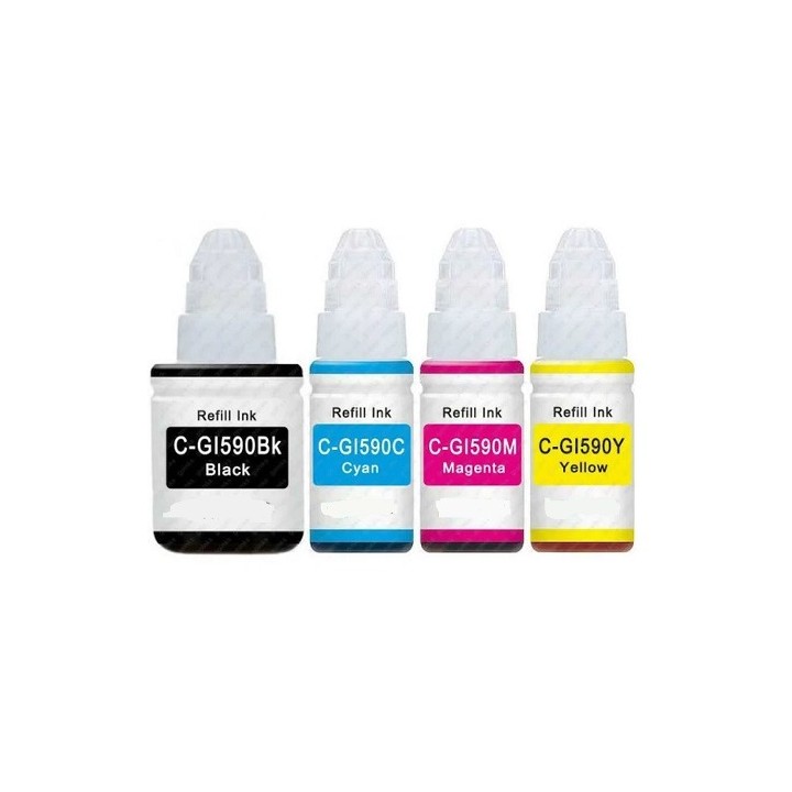 Tinta Compatible CANON GI590C 1604C001 Cyan