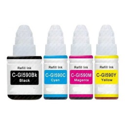 Tinta Compatible CANON GI590Y 1606C001 Amarillo