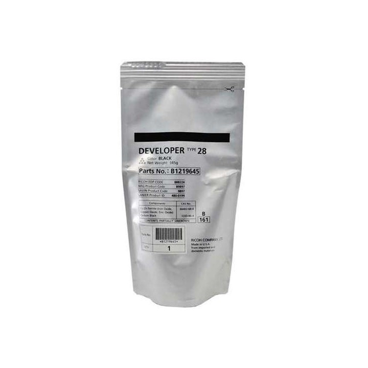 888224 B1219640 B1219645 Tipo 28 Bolsa de Revelador Original RICOH Aficio 2015 2016 2018 2020 3025 3030 MP1500 MP1600 MP2510