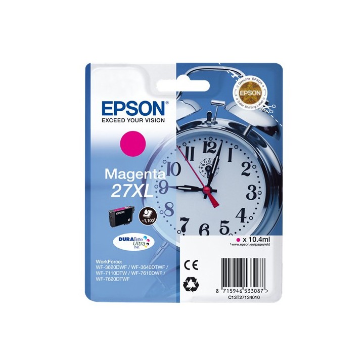 Tinta Original EPSON 27XL T2713 C13T27134010 Magenta