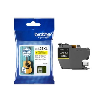 Tinta Original BROTHER LC421XLY Amarillo (0. 5K)