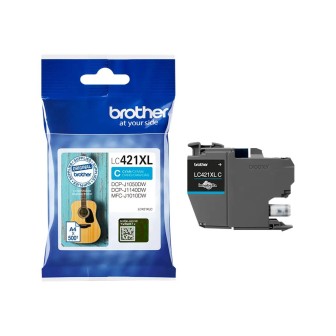 Tinta Original BROTHER LC421XLC Cyan (0. 5K)