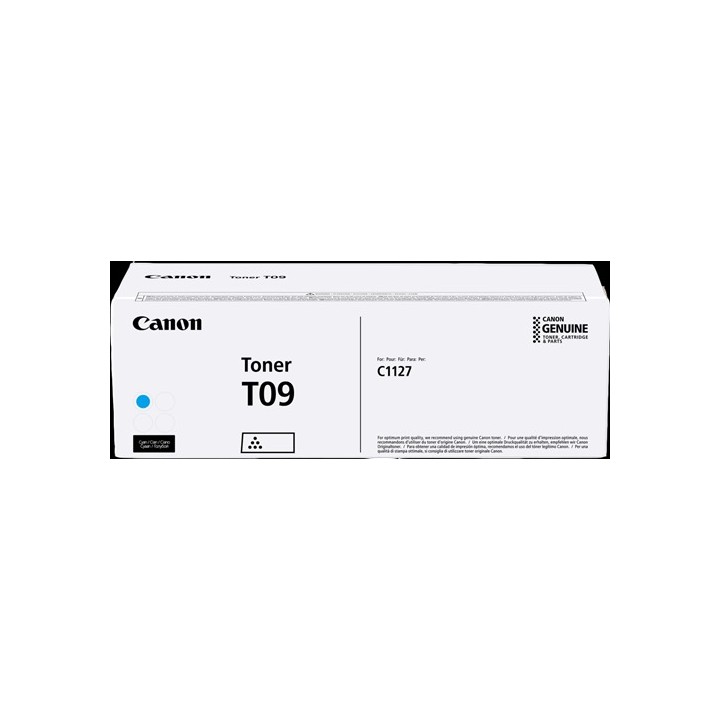 Toner Original CANON T09 3019C006 Cyan para i-Sensys XC1127 (5. 9k)