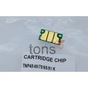 Chip Compatible Toner Negro KONICA MINOLTA TNP48 49 79 80 81