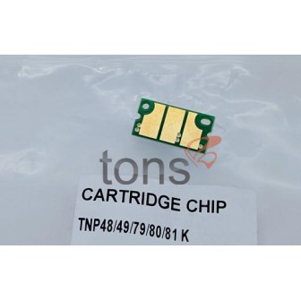 Chip Compatible Toner Negro KONICA MINOLTA TNP48 49 79 80 81