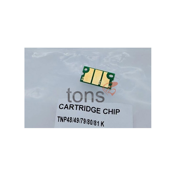 Chip Compatible Toner Negro KONICA MINOLTA TNP48 49 79 80 81