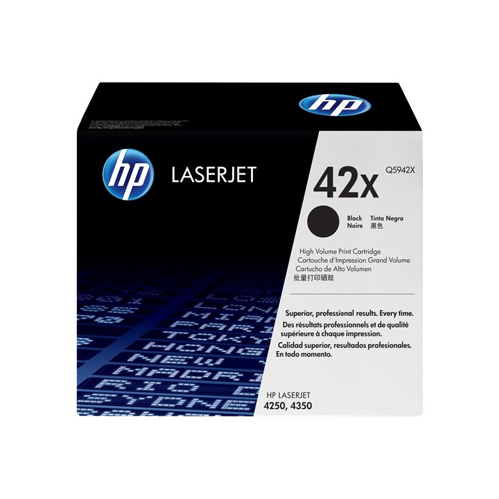 DESCATALOGADO - Toner Original HP Q5942X (42X) Negro para Laserjet 4250 4350 (20k)