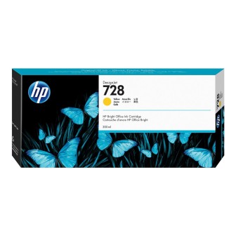 Tinta Original HP 728XL F9K15A Amarillo (300 ml)