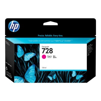 Tinta Original HP 728 F9J66A Magenta (130 ml)