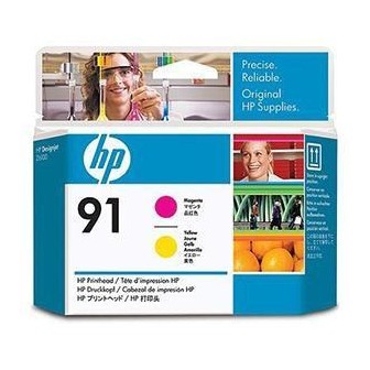 DESCATALOGADO - C9461A Nº91 Amarillo Magenta Cabezal De Impresión Original HP Designjet Z6100