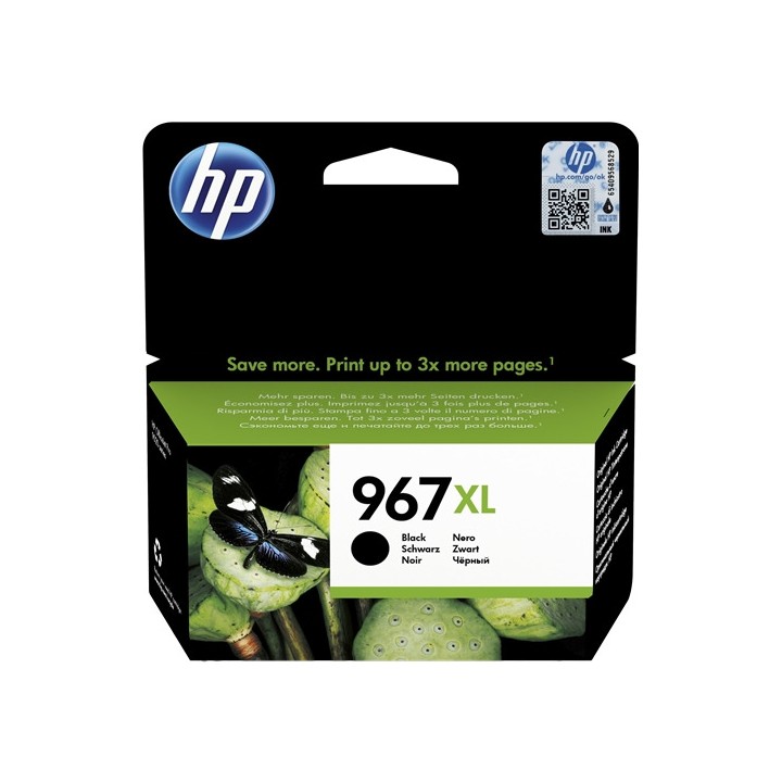 DESCATALOGADO - Tinta Original HP 967XL 3JA31AE Negro