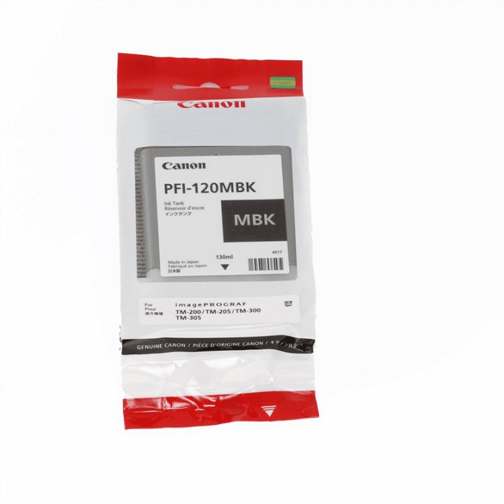 Tinta Original CANON PFI120MBK 2884C001 Negro Mate (130 ml)