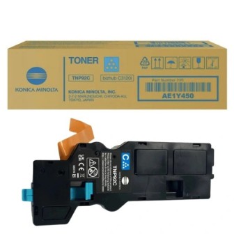 Toner Original KONICA MINOLTA TNP92C AE1Y450 Cyan para Bizhub C3120i (4k)