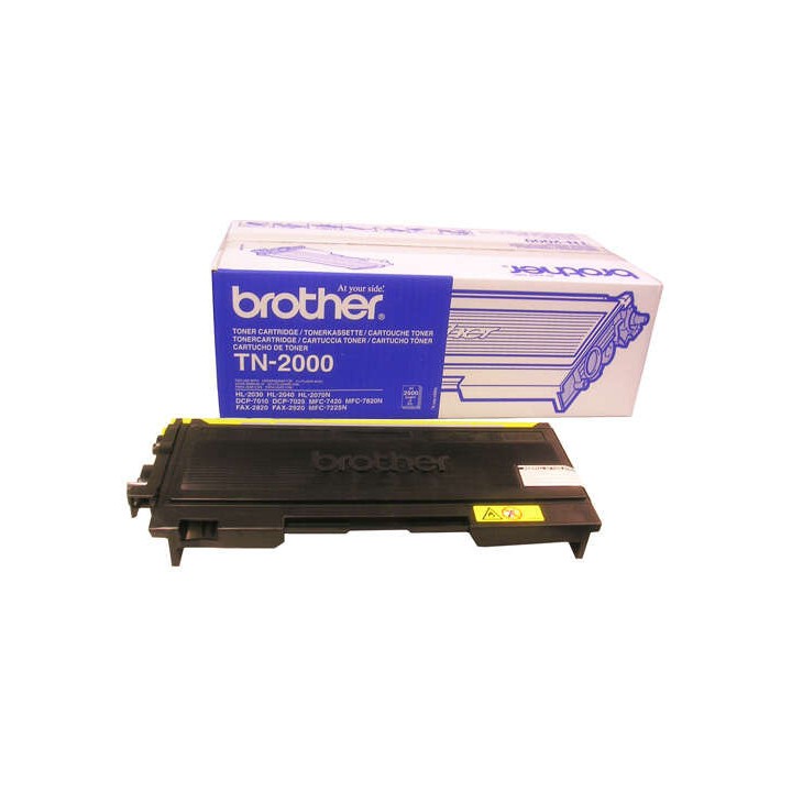 Toner Original BROTHER TN2000 Negro para HL-2040 (2. 5k)