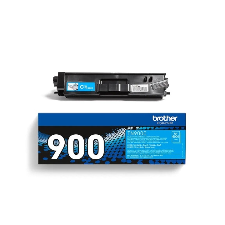 Toner Original BROTHER TN900C Cyan para HL-L9200CDWT MFC-L9550DWT (6k)
