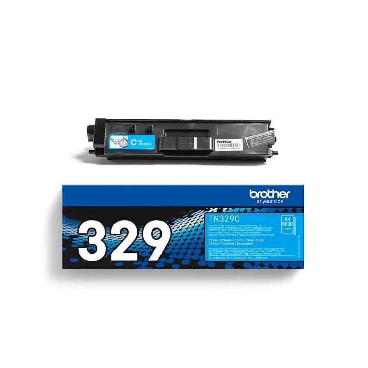 Toner Original BROTHER TN329C Cyan Extra Alta Capacidad para MFC-L8850CDW (6k)