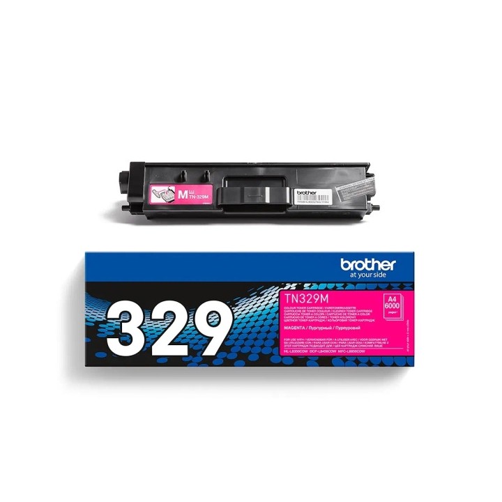 Toner Original BROTHER TN329M Magenta Extra Alta Capacidad para MFC-L8850CDW (6k)