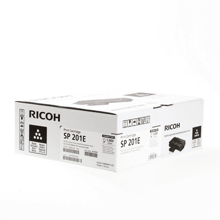 Toner Original RICOH 407999 SP201E Negro para SP201 SP211 (1k)