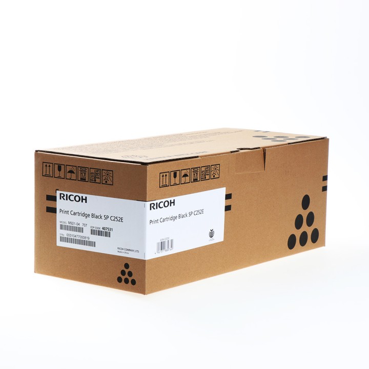 Toner Original RICOH 407531 Type C252E Negro para SP C252 (4. 5k)