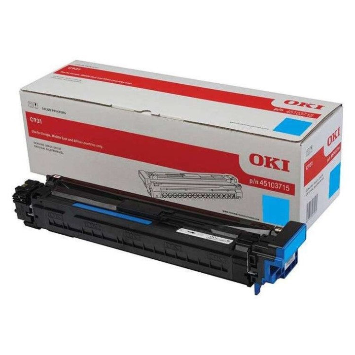 45103715 Cyan Unidad de Tambor Original OKI para C911 C931 (40k)
