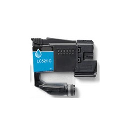 Tinta Compatible BROTHER LC521C Cyan (0. 5k)