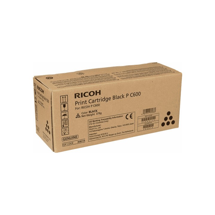 Toner Original RICOH 408314 Tipo P C600 Negro para P C600 (17k)
