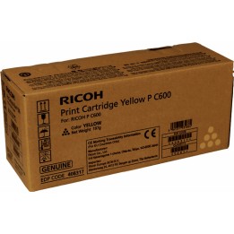 Toner Original RICOH 408317 Tipo P C600 Amarillo para P C600 (13k)