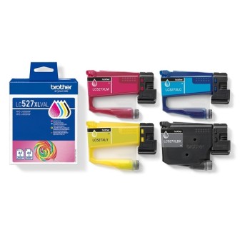 Tinta Original BROTHER LC527XLVAL BK C M Y Multipack
