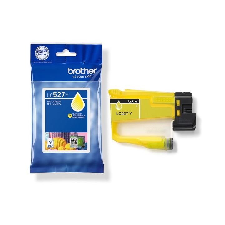Tinta Original BROTHER LC527Y Amarillo (0. 9k)