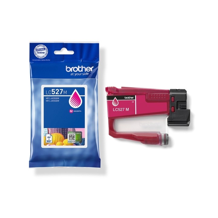 Tinta Original BROTHER LC527M Magenta (0. 9k)