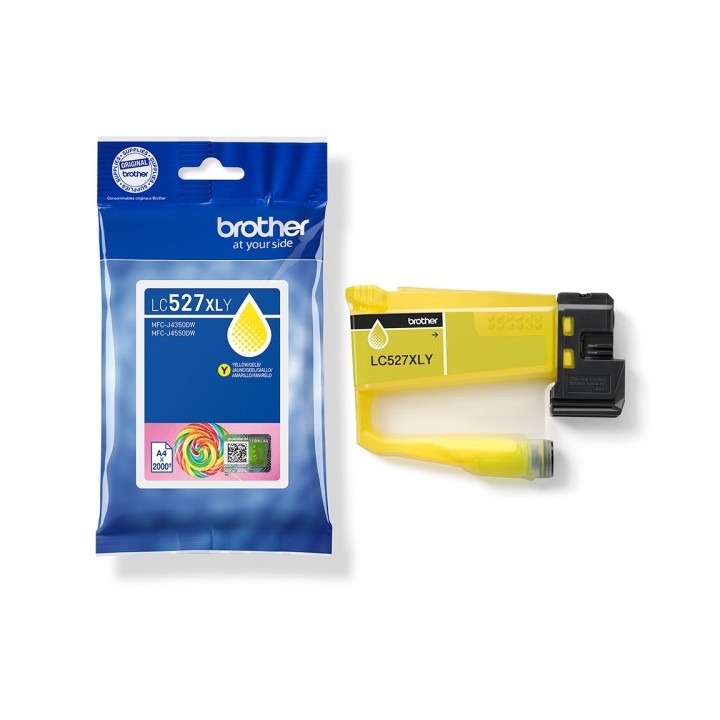 Tinta Original BROTHER LC527XLY Amarillo (2k)