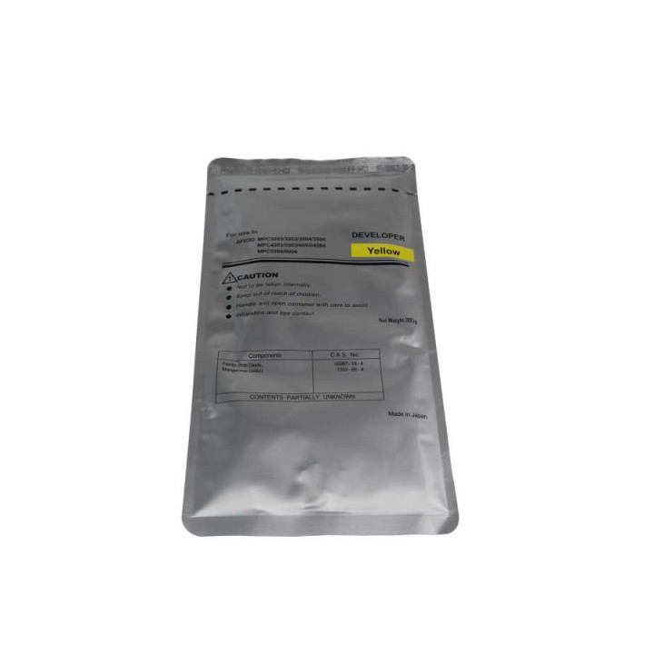 Bolsa de Revelador Amarillo Compatible RICOH MPC3003 2003 3503 3004 3504 MPC4503 5503 6003 4504 5504 6004 380gr TC