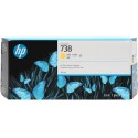 Tinta Original HP 738XL 676M8A Amarillo para Designjet T850 T950 (300 ml)