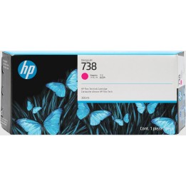 Tinta Original HP 738XL 676M7A Magenta para Designjet T850 T950 (300 ml)